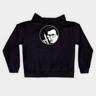 RE-ANIMATOR (Black and White Circle) Kids Hoodie